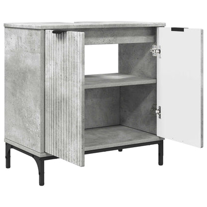 Bathroom Sink Cabinet Concrete Grey 60.5 x 33.5 x 61 cm