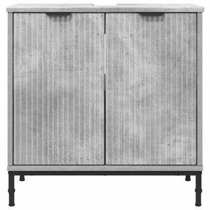 Bathroom Sink Cabinet Concrete Grey 60.5 x 33.5 x 61 cm