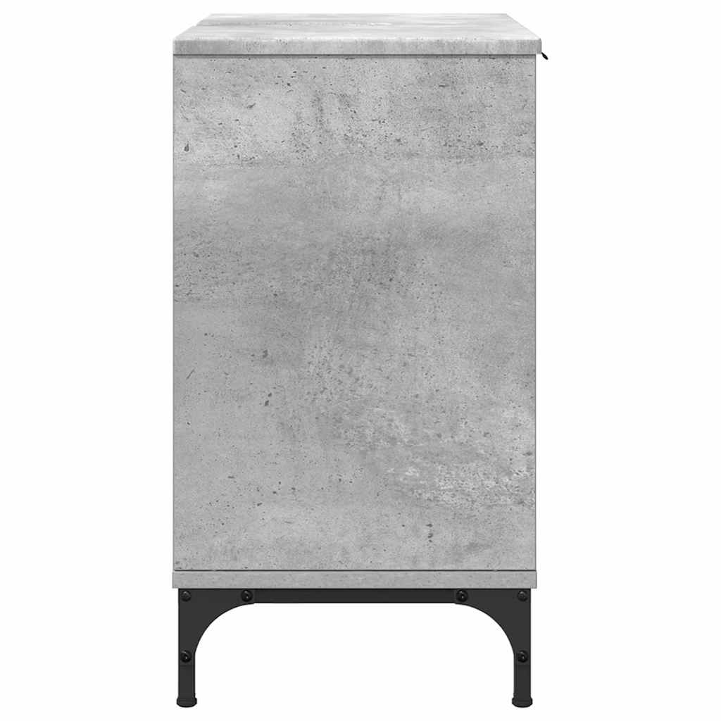 Bathroom Sink Cabinet Concrete Grey 60.5 x 33.5 x 61 cm
