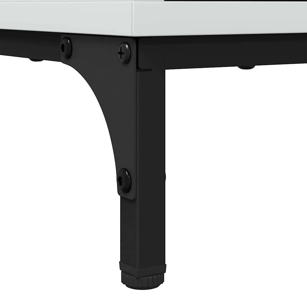 Bathroom Sink Cabinet High gloss white 60.5 x 33.5 x 61 cm