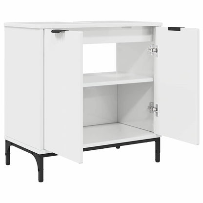 Bathroom Sink Cabinet High gloss white 60.5 x 33.5 x 61 cm