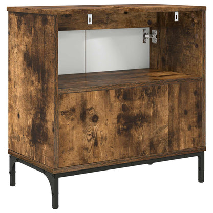Bathroom Sink Cabinet Smoked Oak 60.5 x 33.5 x 61 cm