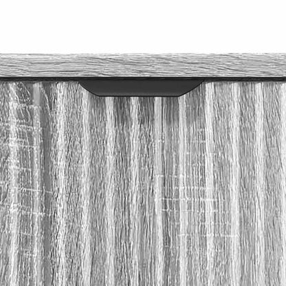 Bathroom Sink Cabinet with Door Grey Sonoma 60.5 x 33.5 x 61 cm