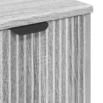 Bathroom Sink Cabinet with Door Grey Sonoma 60.5 x 33.5 x 61 cm