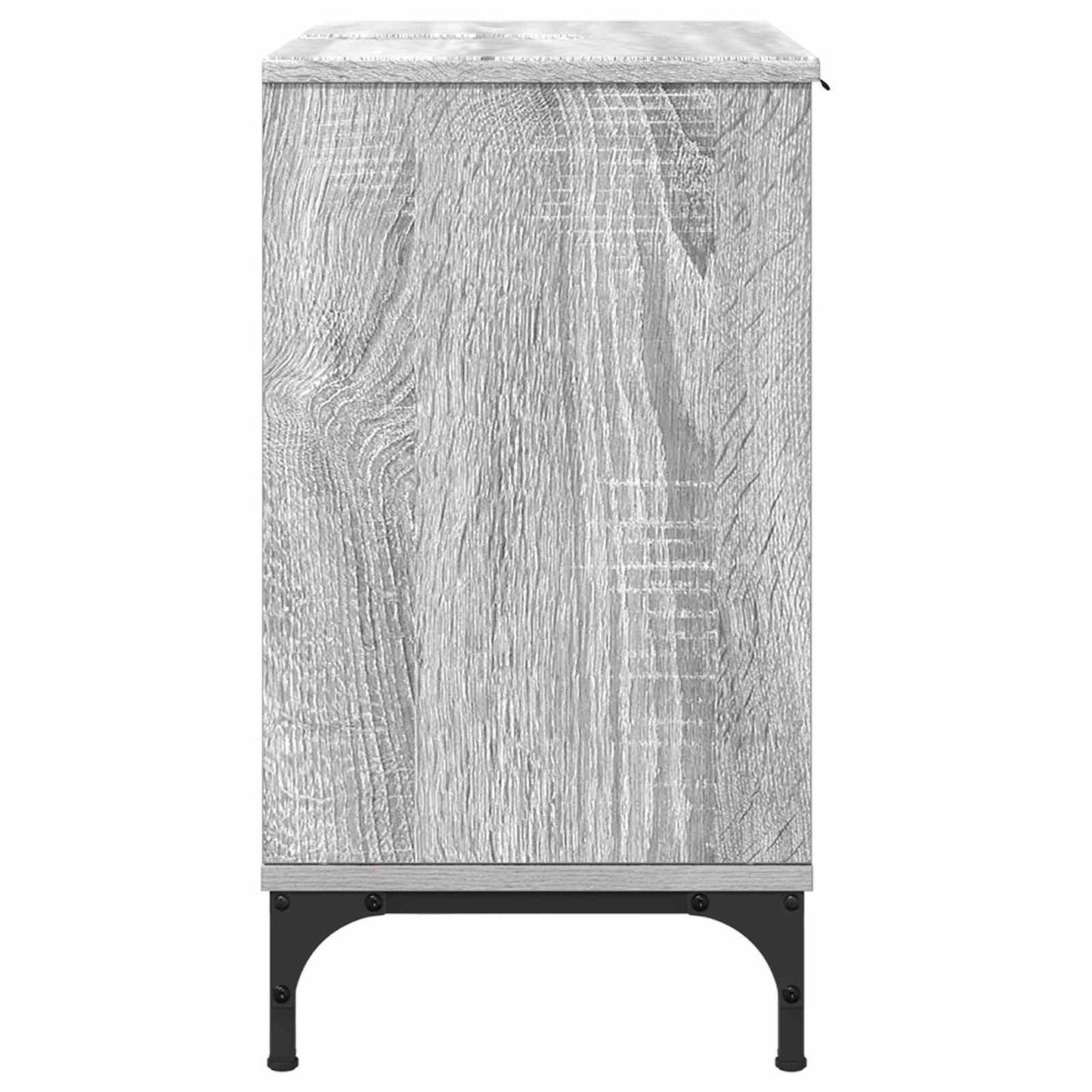 Bathroom Sink Cabinet with Door Grey Sonoma 60.5 x 33.5 x 61 cm