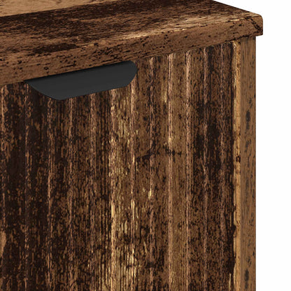 Bathroom Sink Cabinet with Storage Old Wood 60.5 x 33.5 x 61 cm