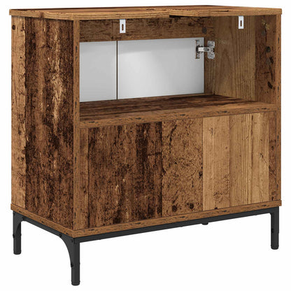 Bathroom Sink Cabinet with Storage Old Wood 60.5 x 33.5 x 61 cm