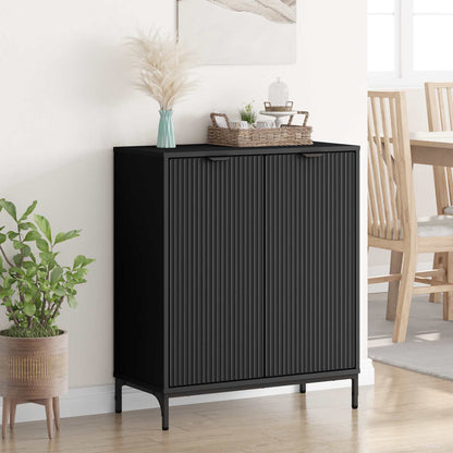 Sideboard Black 69.5 x 33 x 82 cm Engineered Wood