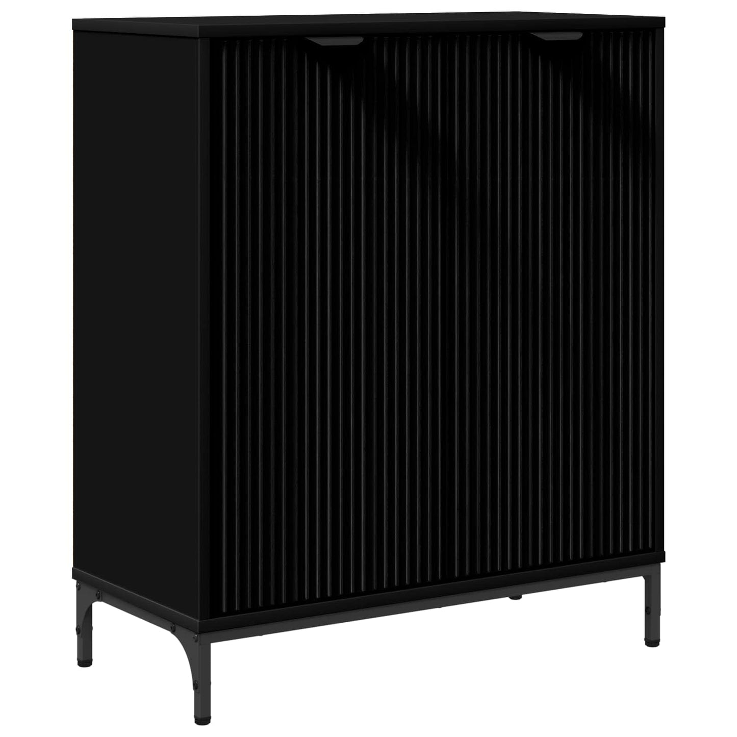 Sideboard Black 69.5 x 33 x 82 cm Engineered Wood