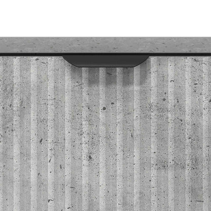 Sideboard Concrete Grey 69.5 x 33 x 82 cm Engineered Wood