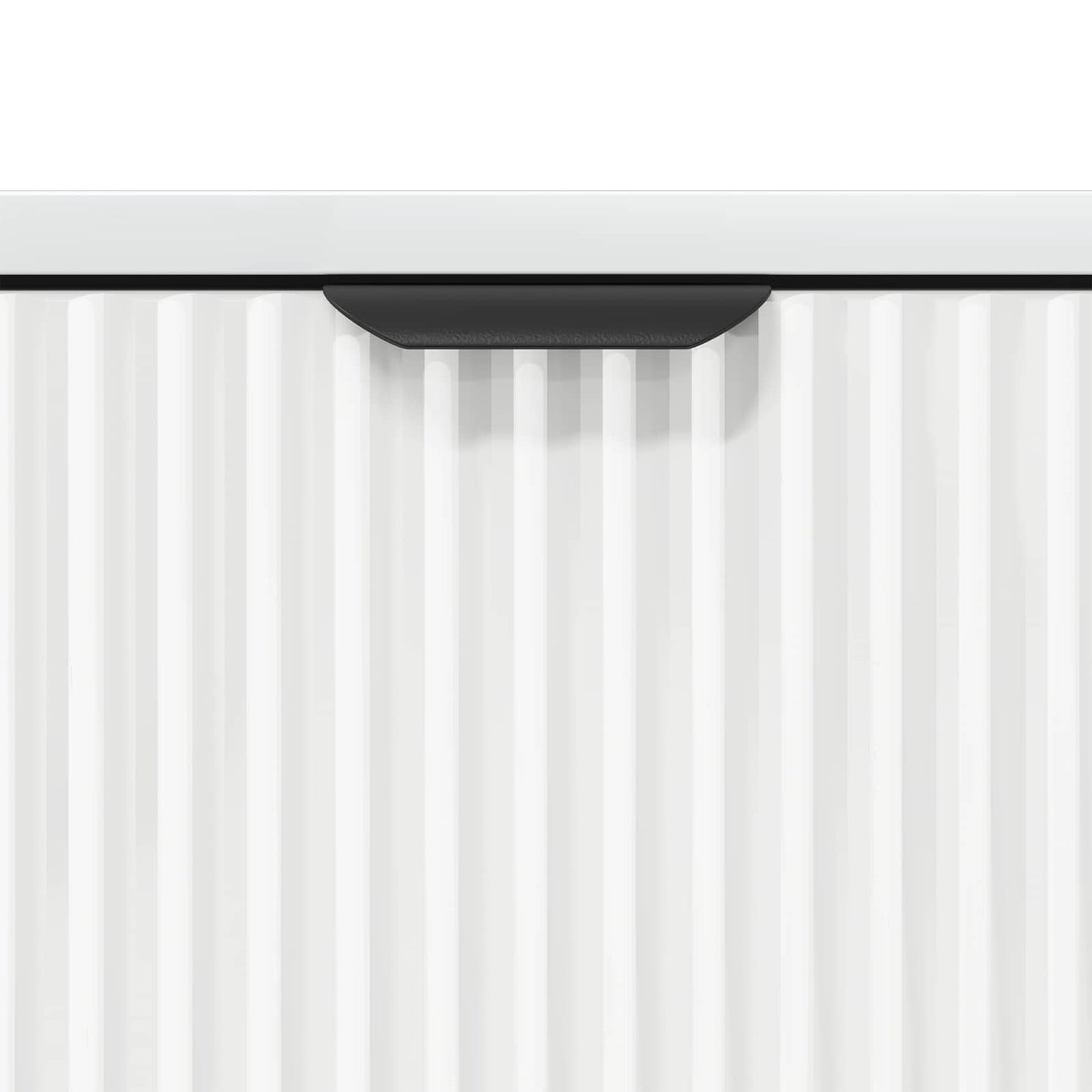 Sideboard High Gloss White 69.5 x 33 x 82 cm Engineered Wood