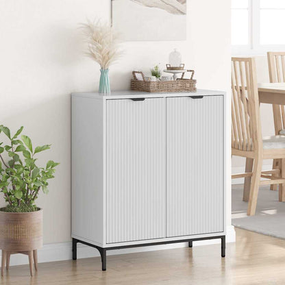 Sideboard High Gloss White 69.5 x 33 x 82 cm Engineered Wood