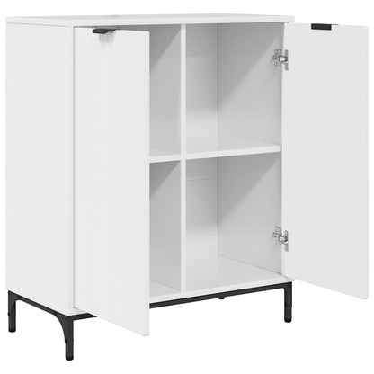 Sideboard High Gloss White 69.5 x 33 x 82 cm Engineered Wood