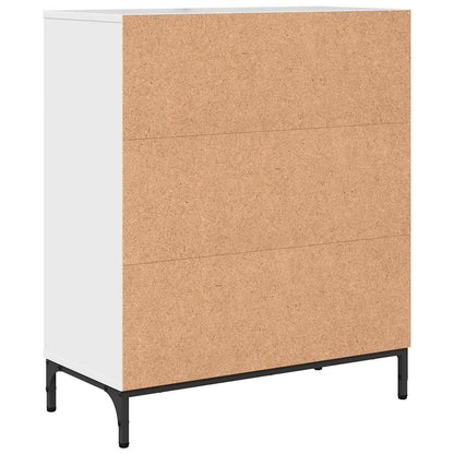 Sideboard High Gloss White 69.5 x 33 x 82 cm Engineered Wood