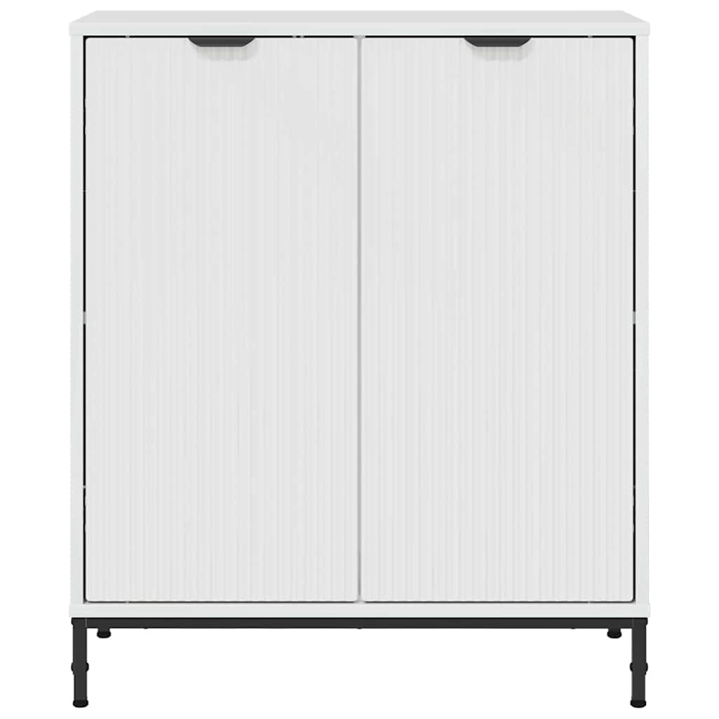 Sideboard High Gloss White 69.5 x 33 x 82 cm Engineered Wood