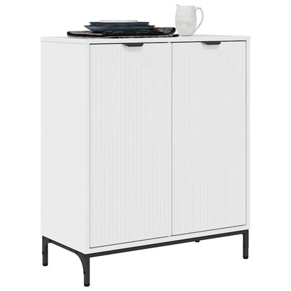 Sideboard High Gloss White 69.5 x 33 x 82 cm Engineered Wood