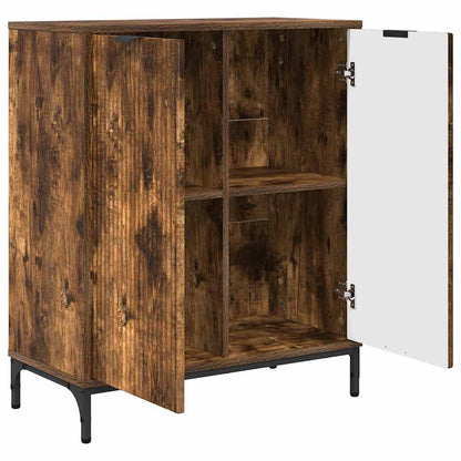Sideboard Smoked Oak 69.5 x 33 x 82 cm Engineered Wood