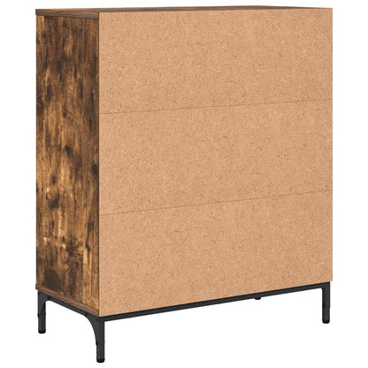 Sideboard Smoked Oak 69.5 x 33 x 82 cm Engineered Wood