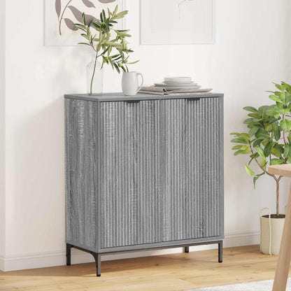 Sideboard Grey Sonoma 69.5 x 33 x 82 cm Engineered Wood