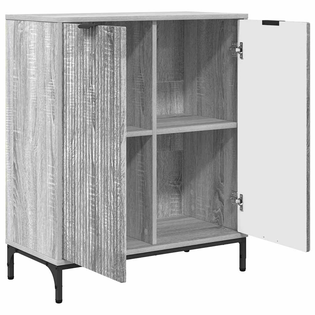 Sideboard Grey Sonoma 69.5 x 33 x 82 cm Engineered Wood