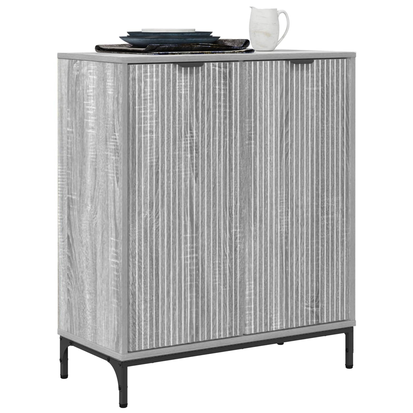 Sideboard Grey Sonoma 69.5 x 33 x 82 cm Engineered Wood