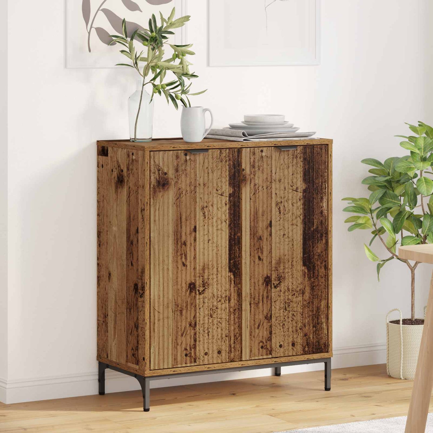 Sideboard Old Wood 69.5 x 33 x 82 cm Engineered Wood