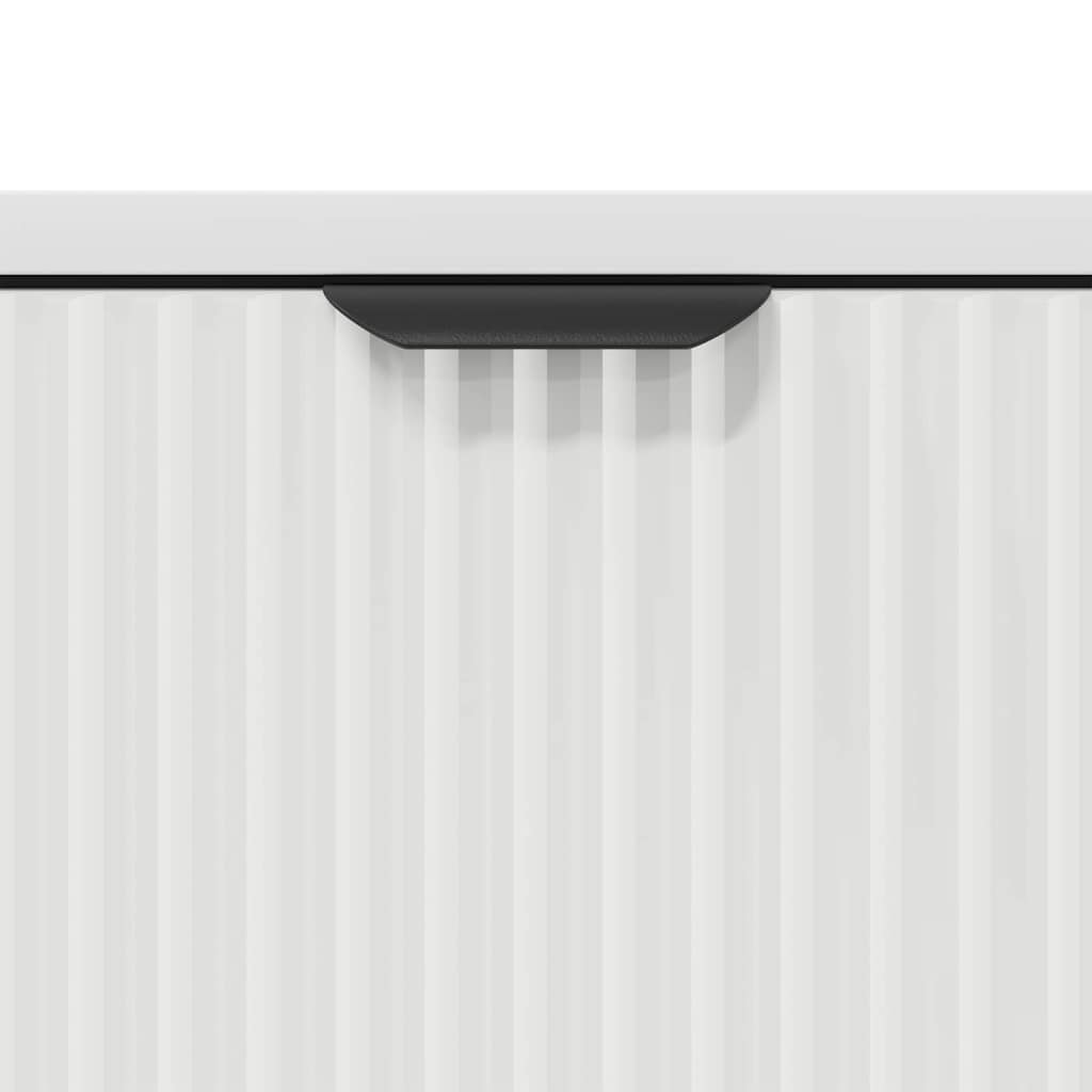 Sideboard with Drawer White 79.5 x 33 x 82 cm Engineered Wood