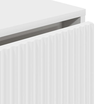 Sideboard with Drawer White 79.5 x 33 x 82 cm Engineered Wood