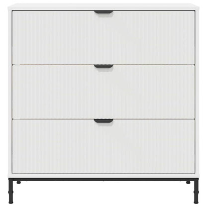 Sideboard with Drawer White 79.5 x 33 x 82 cm Engineered Wood