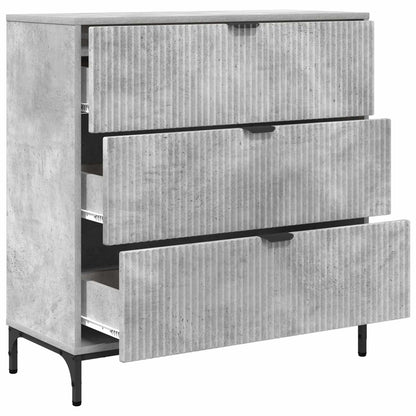 Sideboard Concrete Grey 79.5 x 33 x 82 cm Engineered Wood