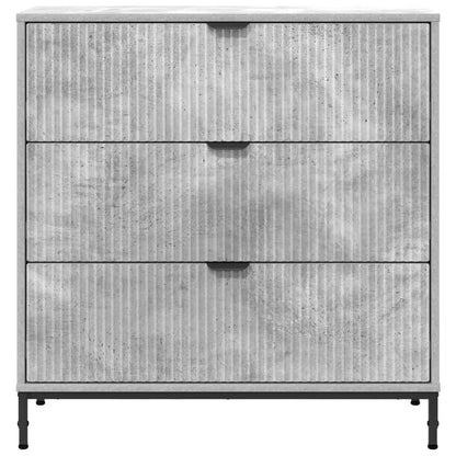 Sideboard Concrete Grey 79.5 x 33 x 82 cm Engineered Wood