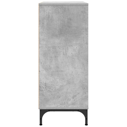 Sideboard Concrete Grey 79.5 x 33 x 82 cm Engineered Wood