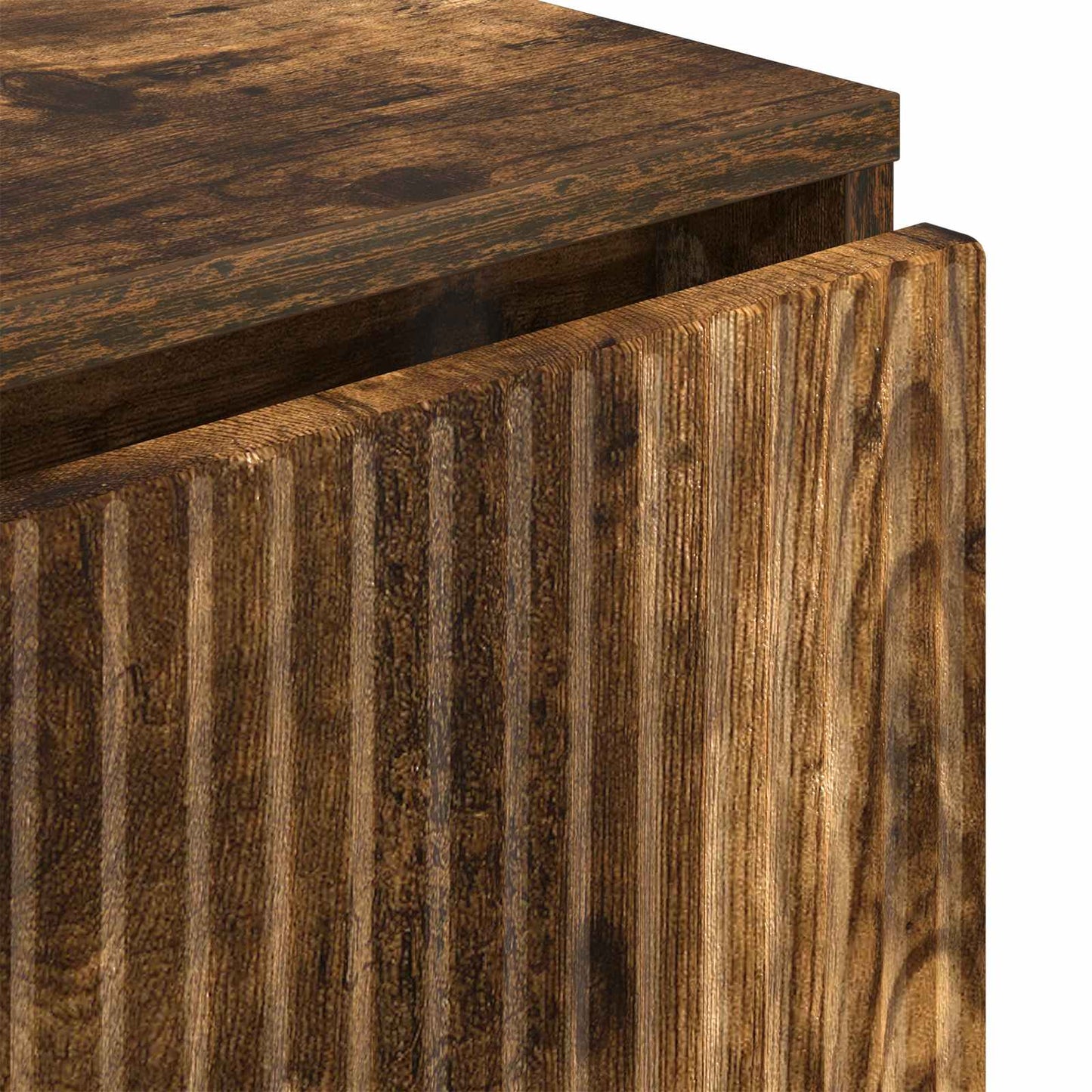 Sideboard Smoked Oak 79.5 x 33 x 82 cm Engineered Wood