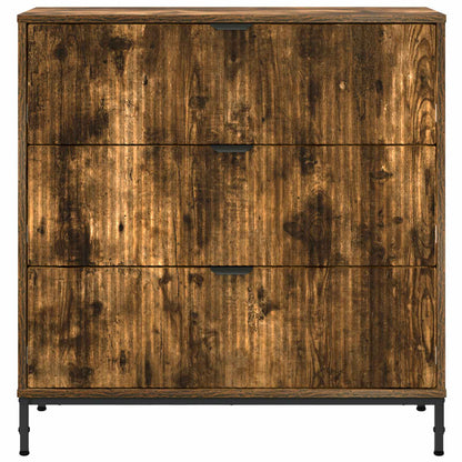 Sideboard Smoked Oak 79.5 x 33 x 82 cm Engineered Wood