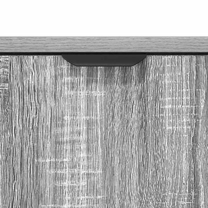 Sideboard Grey Sonoma 79.5 x 33 x 82 cm Engineered Wood