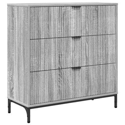 Sideboard Grey Sonoma 79.5 x 33 x 82 cm Engineered Wood