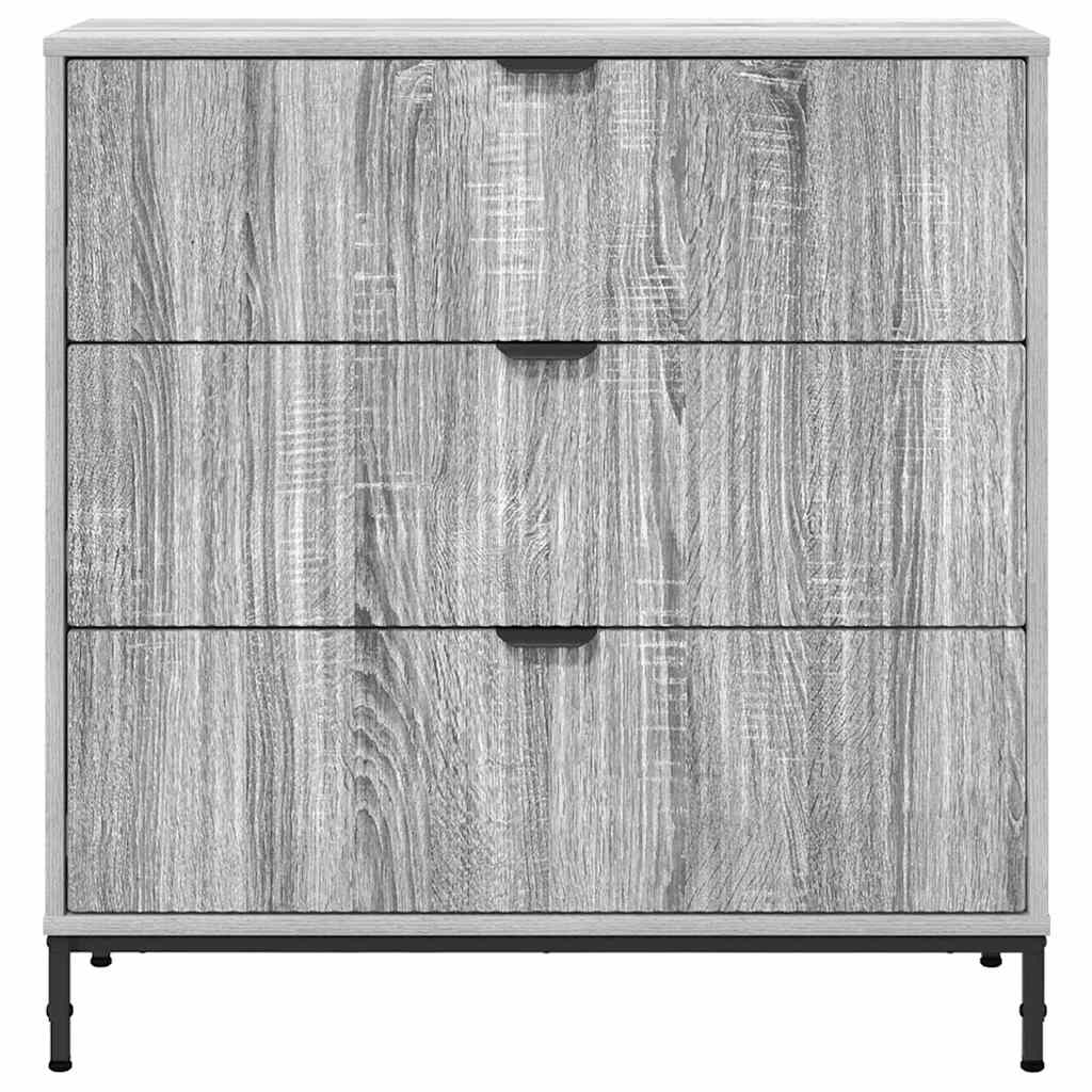 Sideboard Grey Sonoma 79.5 x 33 x 82 cm Engineered Wood