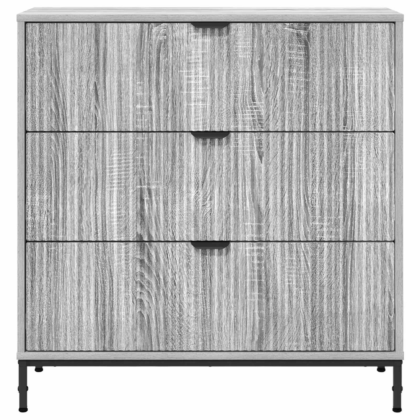 Sideboard Grey Sonoma 79.5 x 33 x 82 cm Engineered Wood