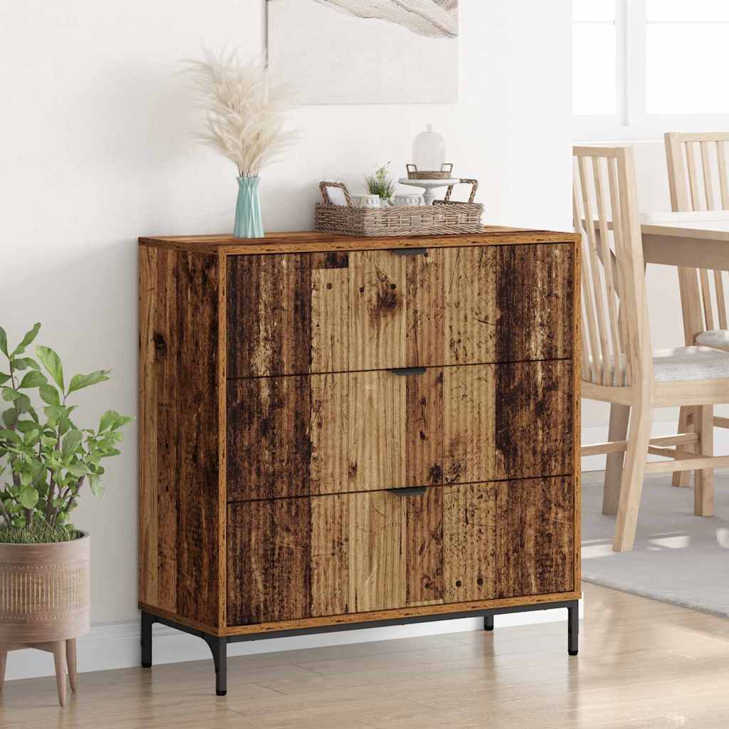 Sideboard Old Wood 79.5 x 33 x 82 cm Engineered Wood