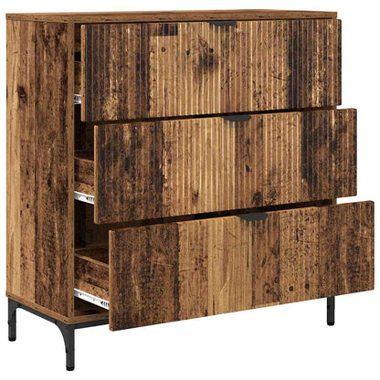 Sideboard Old Wood 79.5 x 33 x 82 cm Engineered Wood