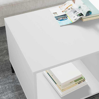 Coffee Table with Drawer White 90 x 49 x 46 cm Engineered Wood