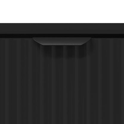 Coffee Table Black Oak 90 x 49 x 46 cm Engineered Wood