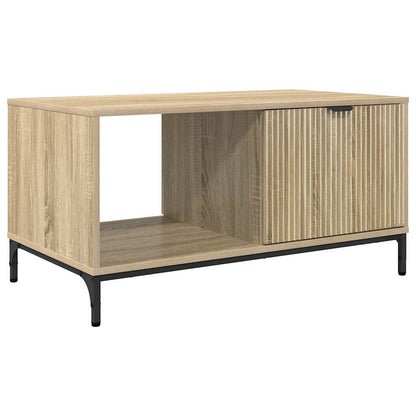 Coffee Table Sonoma Oak 90 x 49 x 46 cm Engineered Wood