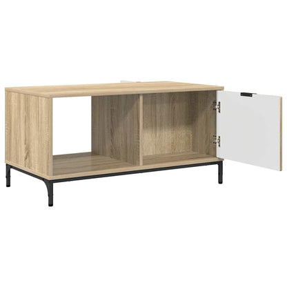 Coffee Table Sonoma Oak 90 x 49 x 46 cm Engineered Wood