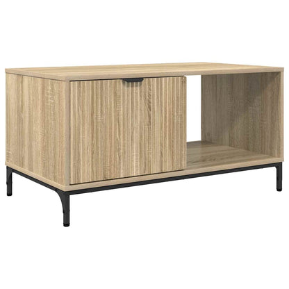 Coffee Table Sonoma Oak 90 x 49 x 46 cm Engineered Wood