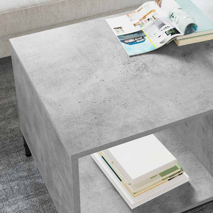 Coffee Table Concrete Grey 90 x 49 x 46 cm Engineered Wood