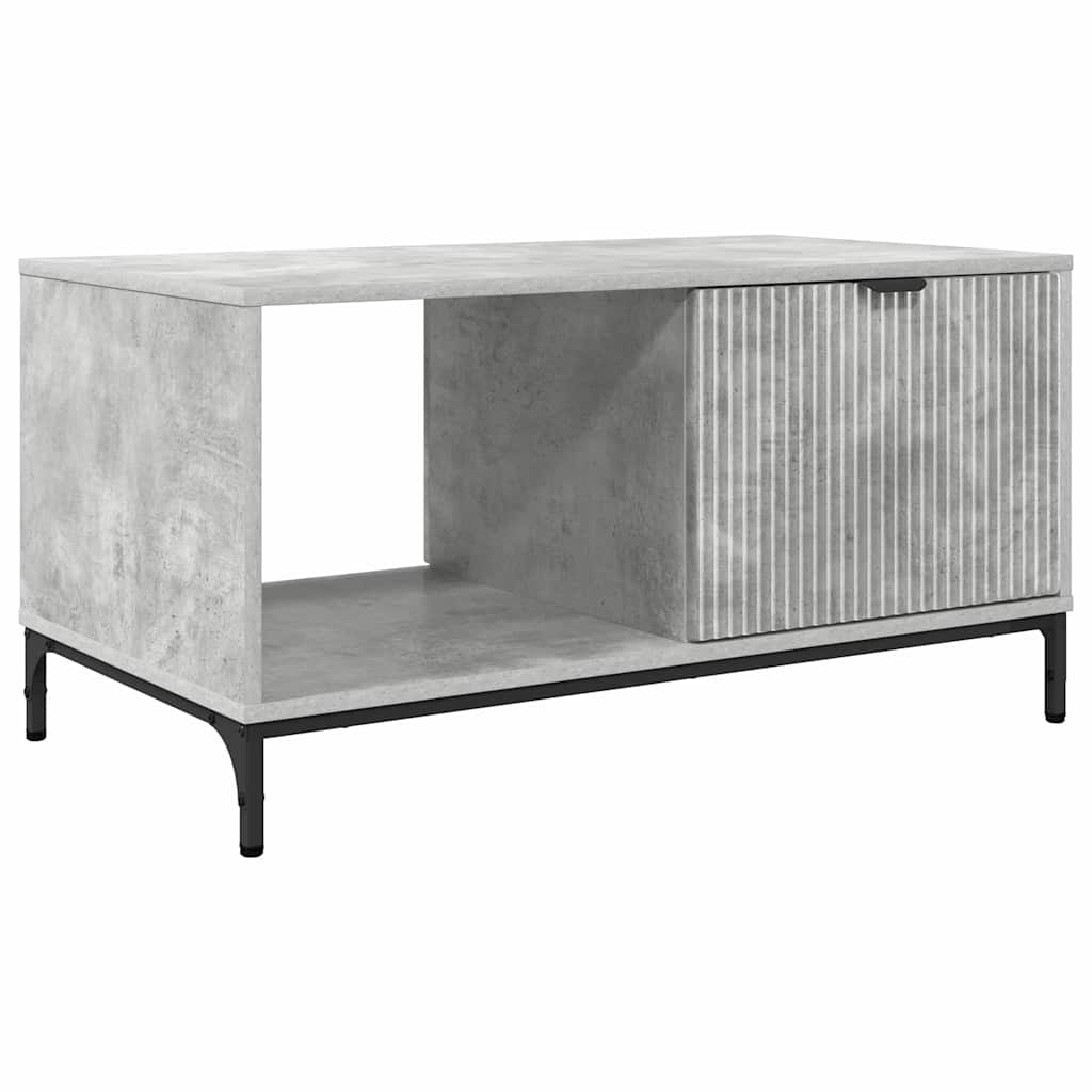Coffee Table Concrete Grey 90 x 49 x 46 cm Engineered Wood