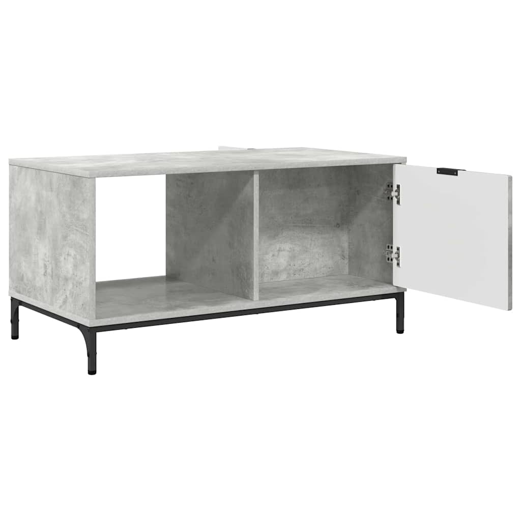 Coffee Table Concrete Grey 90 x 49 x 46 cm Engineered Wood