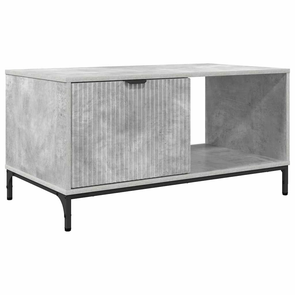 Coffee Table Concrete Grey 90 x 49 x 46 cm Engineered Wood