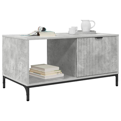 Coffee Table Concrete Grey 90 x 49 x 46 cm Engineered Wood